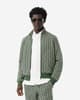 Sudadera Lacoste París Monogram Full Zip verde blanco