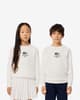 Lacoste Signature Print Sweatshirt white Kids