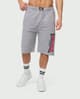 Lonsdale Logo Jam Shorts Grey Red