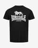 Camiseta Lonsdale Logo manga corta negro blanco