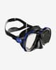 Máscara de buceo Mares Force-X azul eléctrico negro con lentes transparentes