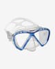Máscara de buceo Mares Samui Mid azul con lentes transparentes