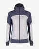 Chaqueta con capucha Montura Seed blanco azul marino mujer
