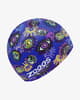 Swimming Cap Zoggs Silicone Printed Purple Blue Green