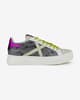 Zapatillas Munich Rete Sky gris rosa verde mujer