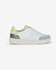 Zapatillas Munich X-Court blanco azul amarillo mujer