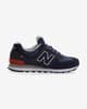 New Balance 574 Shoes Navy Blue Red