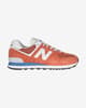 Ténis New Balance 574 laranja branco