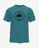 Camiseta Nike Swim Lead Line manga corta azul turquesa negro