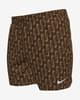 Bañador Nike Swim Swoosh Link marrón oscuro