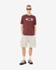 Camiseta Oakley O-Bold Ellipse manga corta rojo oscuro blanco