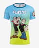 Otso Popeye Short Sleeve T-shirt lime green blue