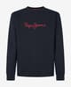 Sudadera Pepe Jeans New Joe Crew azul marino rojo