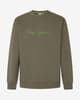 Sudadera Pepe Jeans New Joe Crew verde oscuro