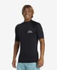 T-shirt Quiksilver Everyday à manches courtes noir.