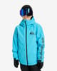 Chaqueta con capucha Quiksilver Mission azul claro infantil