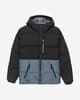 Chaqueta con capucha Quiksilver Highland negro gris