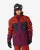 Rip Curl Pinnacle 10k Hooded Jacket Red Black Purple