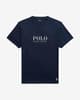Camiseta Ralph Lauren Logo Cotton Sleep manga corta azul marino blanco