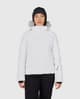 Chaqueta con capucha Rossignol Staci Insulated blanco mujer