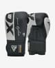 Guantes RDX Boxing Rex F4 negro intenso blanco