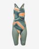 Maillot de bain Speedo Fastskin LZR Pure Valor 2.0 Openback vert canne orange femme