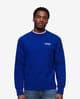 Sudadera Superdry Luxury Sport Loose Crew azul intenso