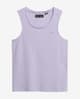 Camisola Superdry Scoop Neck alças lilás claro mulher.