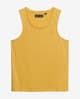 Camisola Superdry Scoop Neck alças amarela mulher.