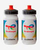 Bidón Tacx Daiya TotalEnergies 2025 550 ml blanco rojo ( 2 unidades)