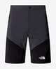 The North Face Felik Slim Tapered Shorts Dark Grey Pure Black