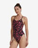 TYR Durafast Elite Cutoutfit One Piece Swimsuit Red Black Women