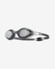 Lunettes de natation TYR Hydra Flare noires avec verres transparents.