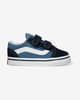 Scarpe Vans Old Skool V blu scuro bianco neonati