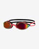 Occhialini Zoggs Fusion Air Titanium rosso nero con lenti a specchio arancio