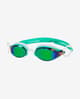Occhialini da nuoto Zoggs Fusion Air Titanium blu con lenti specchiate verdi