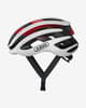 Casco Abus AirBreaker blanco rojo