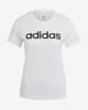Camiseta adidas Essentials Slim Logo manga corta blanco negro mujer