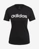 Camiseta adidas Essentials Slim Logo manga corta negro blanco mujer