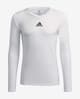 Camiseta adidas Team Base manga larga blanco negro