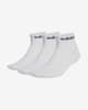 Chaussettes adidas Think Linear blanc pur noir (3 paires)