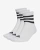 Chaussettes adidas Cushioned Sportswear 3 Stripes blanc noir (3 paires)