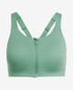 Bra adidas TLRD Impact Luxe High-Support Zip green