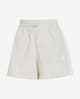 Pantalón corto adidas Essentials Lifestyle Woven 3 bandas blanco beige mujer