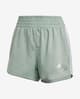 adidas Pacer Training Woven High-Rise Shorts Green White Women