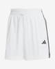 Pantalón corto adidas Essentials Lifestyle Woven 3 bandas blanco puro mujer