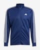 Felpa adidas Essentials Training 3 strisce blu navy