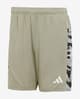 adidas Train Essentials Camo 3-Stripes Shorts Beige Black