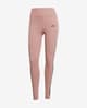 adidas Optime 3-Stripe Leggings Pink Black Women