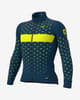 Maillot Alé PRR Stars manche longue bleu jaune fluo